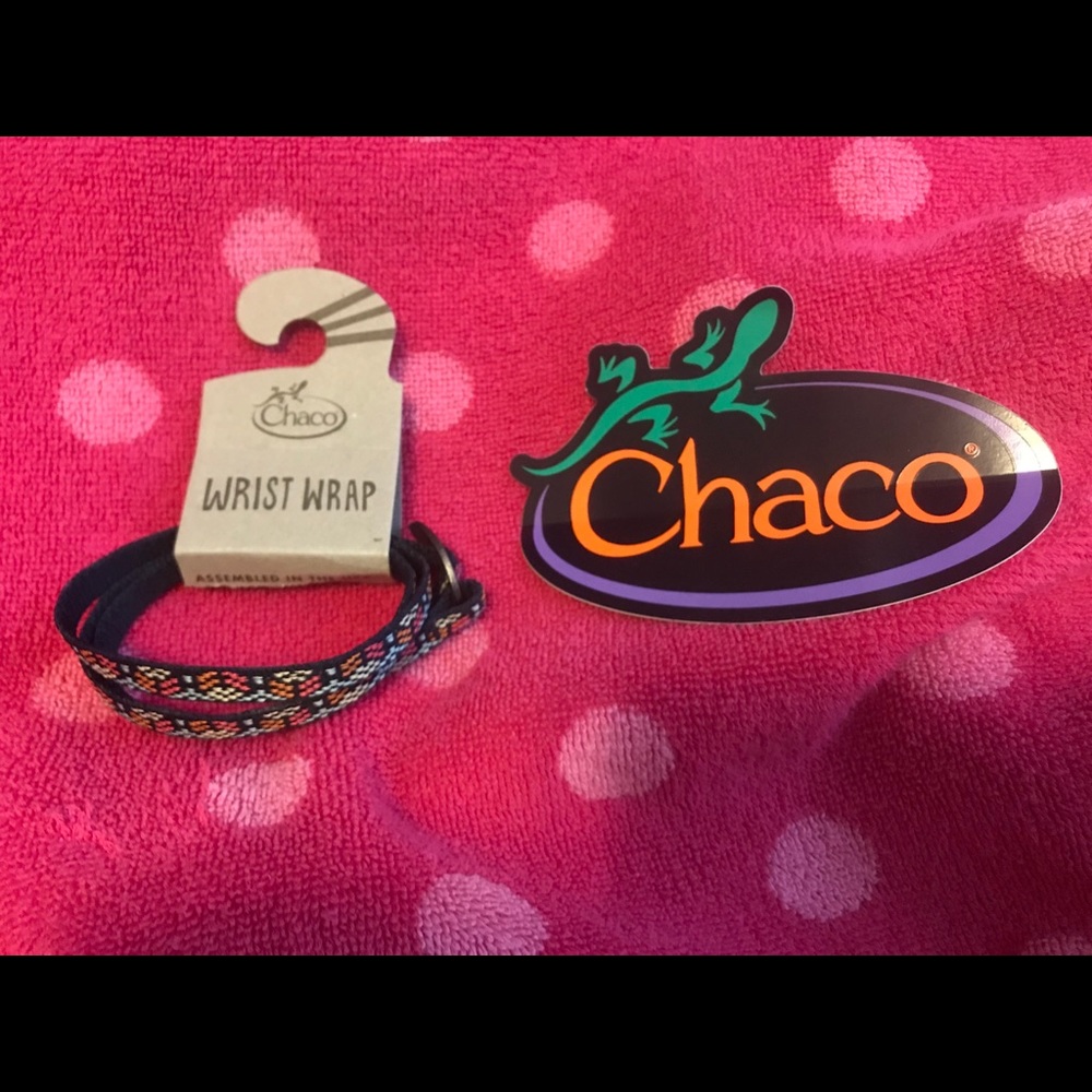 Chaco wrist wrap & sticker